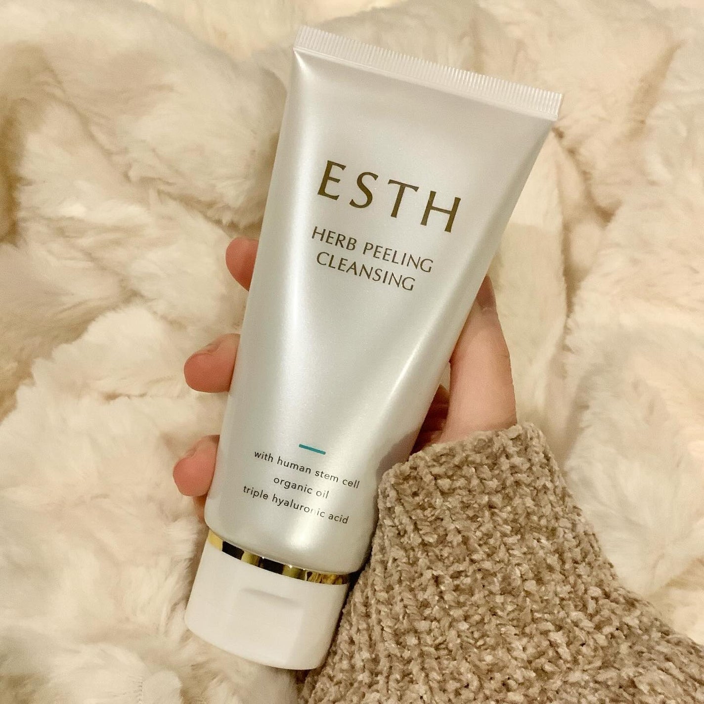 高評価なギフト ハーブピーリングクレンジング|ESTHの口コミ - 今回使ってみた クレンジング・メイク落とし