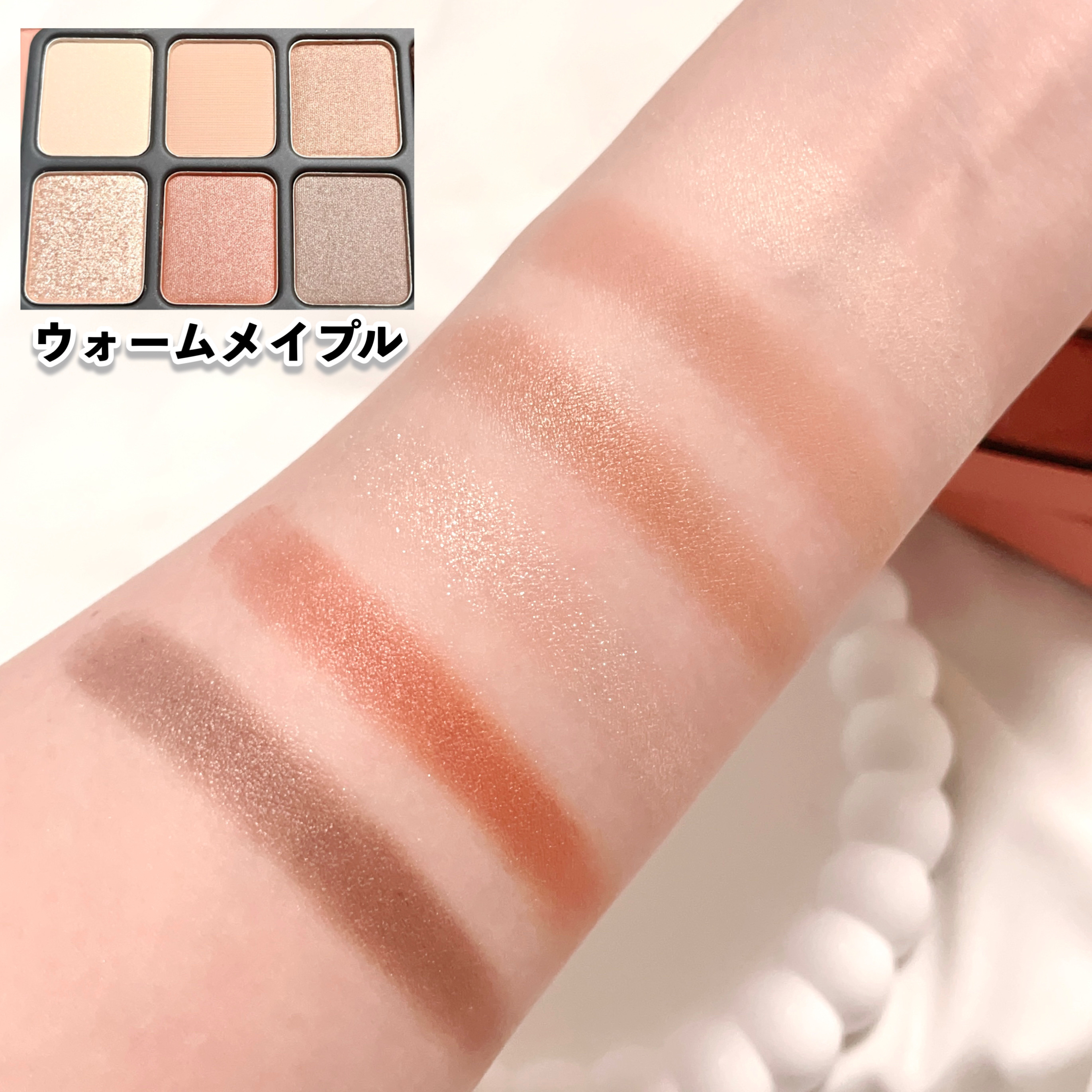 アイカラーパレット/heme/アイシャドウパレットを使ったクチコミ（3枚目）