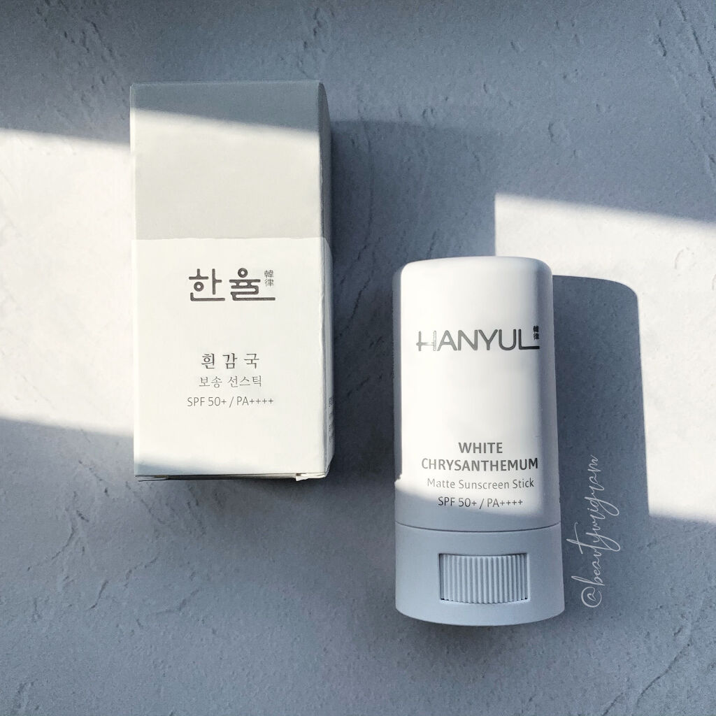 岩菊サラサラ サンスティック/HANYUL(ハンユル)/日焼け止めスティックを使ったクチコミ（1枚目）