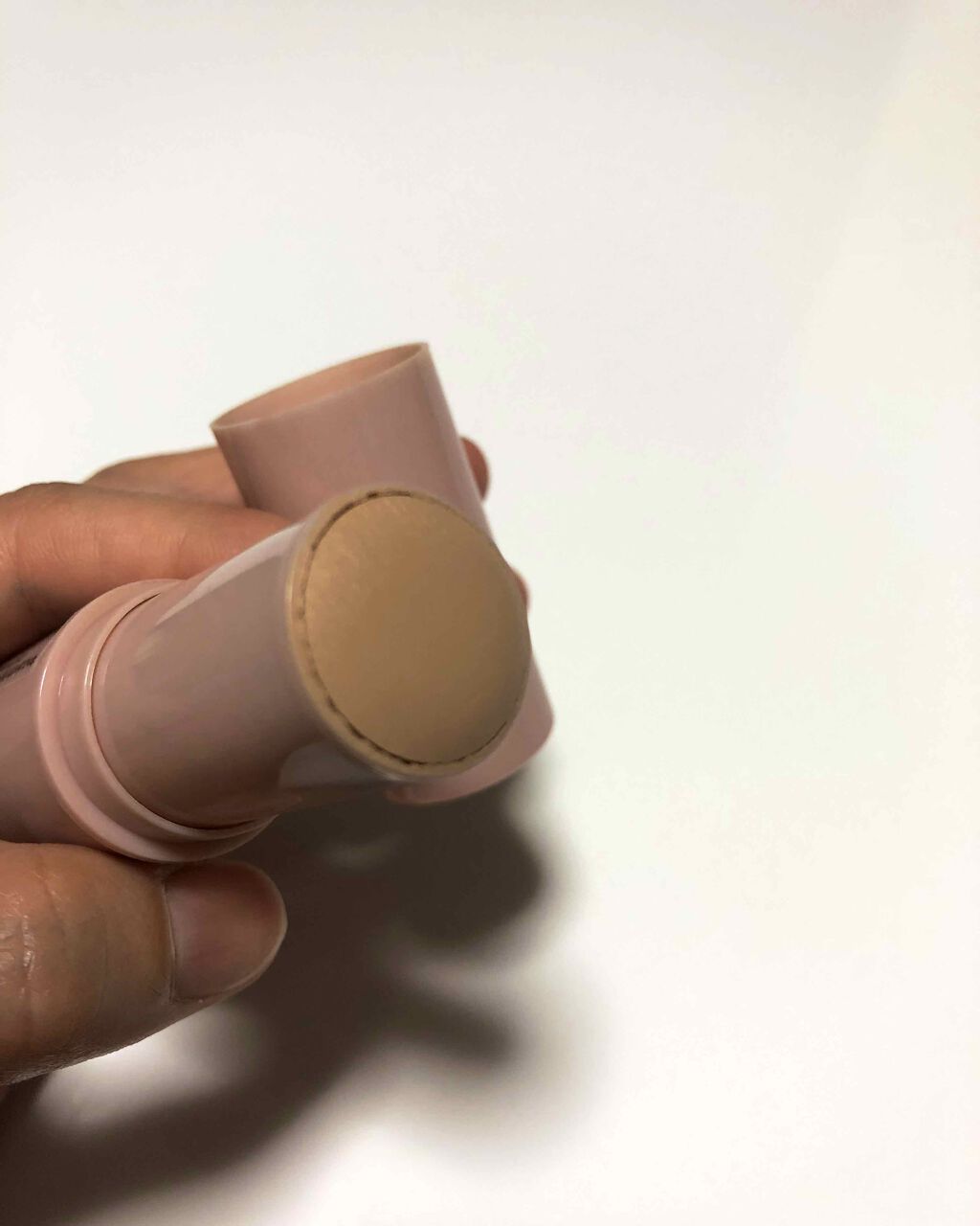 クリーミーファンデーションスティック 02 ナチュラルベージュ/キャンメイク/その他ファンデーションを使ったクチコミ（2枚目）