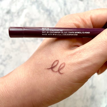 Creme Gel Liner/ColourPop/ペンシルアイライナーを使ったクチコミ（4枚目）