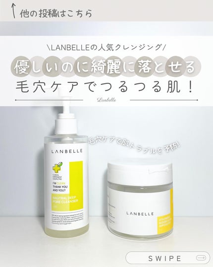 ナチュラルディープポアクレンザー/LANBELLE/その他洗顔料を使ったクチコミ(1枚目)
