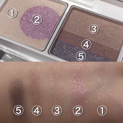 フローレスグロウ リッドテクスチャー アイシャドウ/CHICCA/アイシャドウパレットを使ったクチコミ(3枚目)