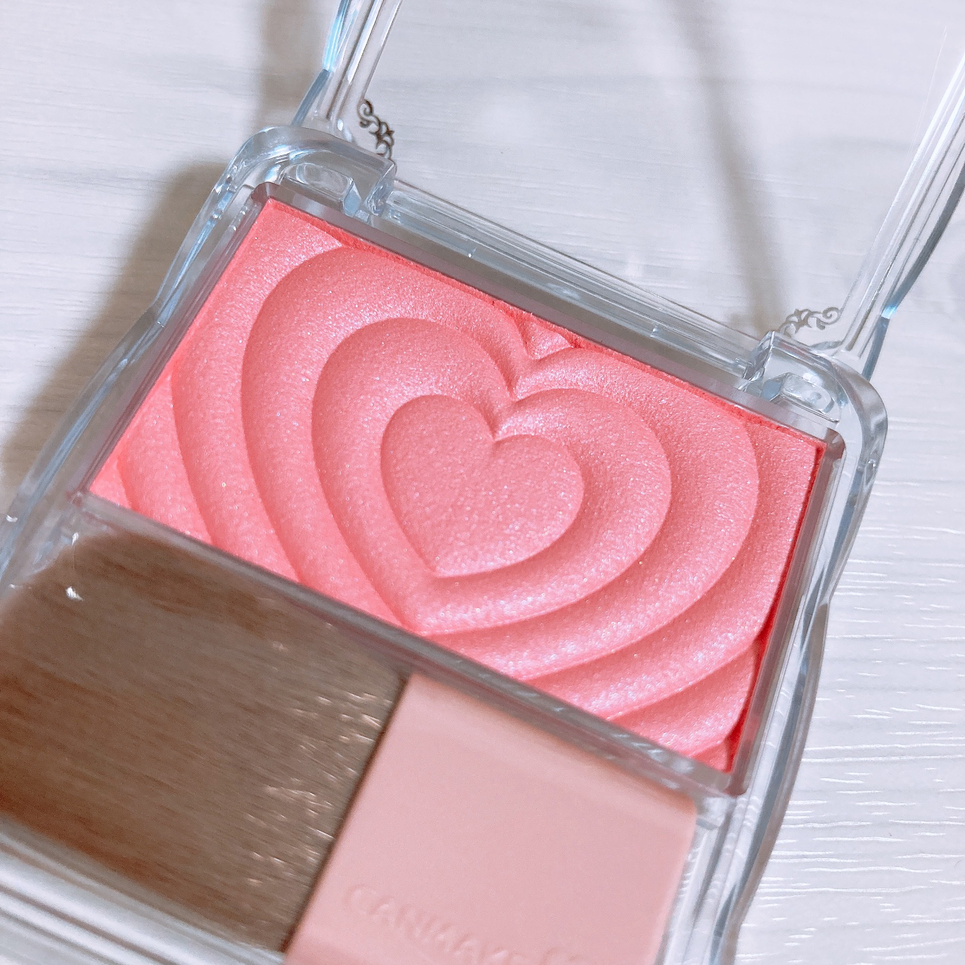 パウダーチークス P01 パワフルピンク/キャンメイク/パウダーチークを使ったクチコミ（3枚目）