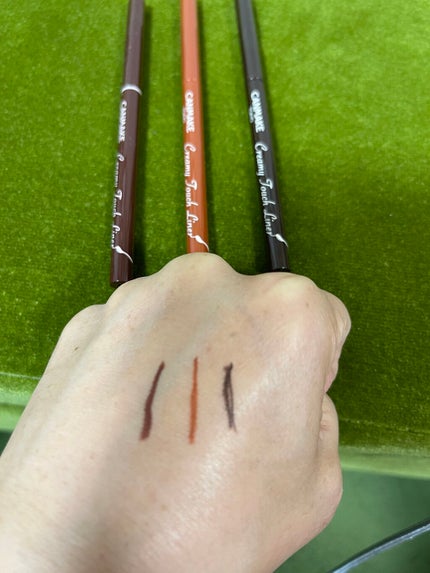 クリーミータッチライナー/キャンメイク/ジェルアイライナーを使ったクチコミ(3枚目)