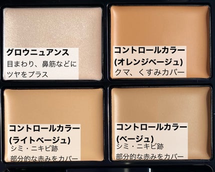 トーンパーフェクティング パレット/DECORTÉ/パレットコンシーラーを使ったクチコミ(2枚目)