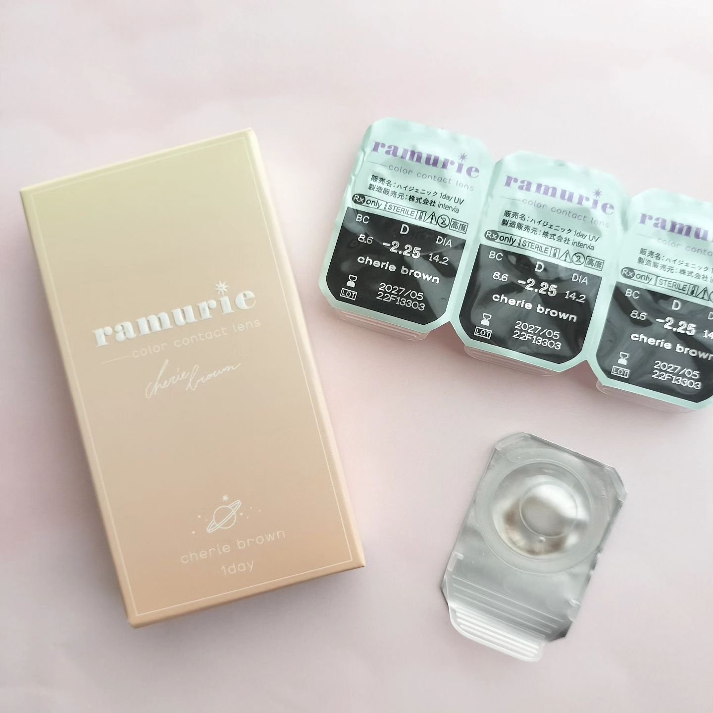 ramurie ラムリエ/ramurie/ワンデー（１DAY）カラコンを使ったクチコミ（1枚目）