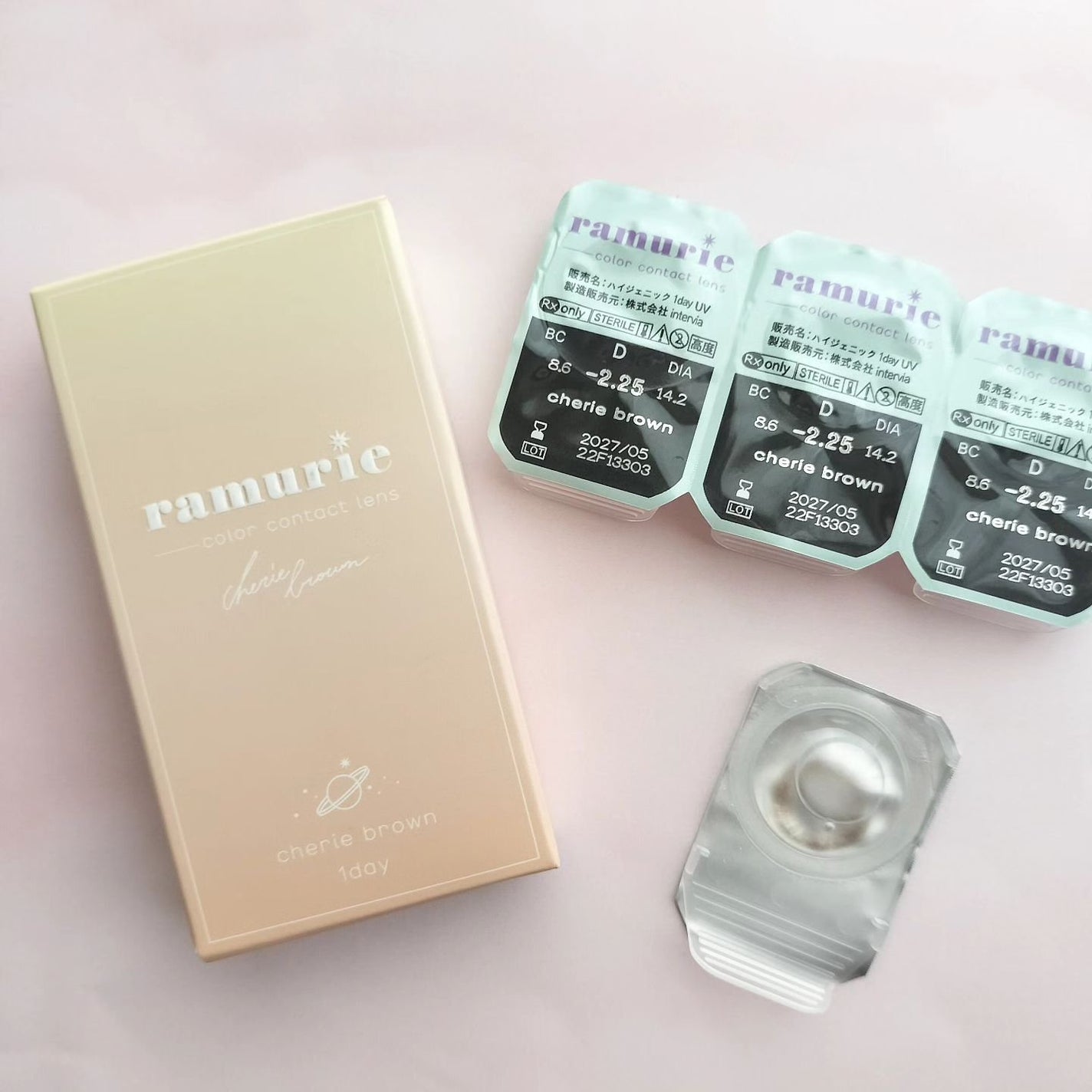 ramurie ラムリエ/ramurie/ワンデー(1DAY)カラコンを使ったクチコミ(1枚目)