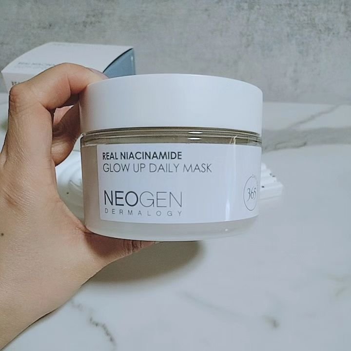 NEOGEN ピールナイアシングロウアップデイリーマスクのクチコミ「@neogen_jp  様より

〈New〉
NEOGEN
リアルナイアシンアミドグローアップ.....」（2枚目）