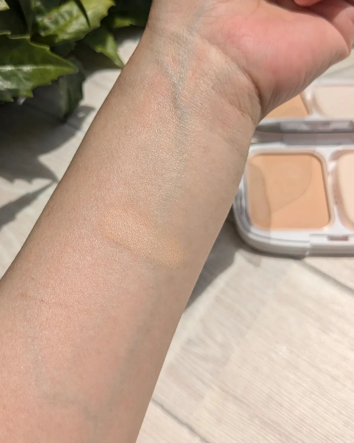 パウダーファンデーション/media luxe/パウダーファンデーションを使ったクチコミ（2枚目）