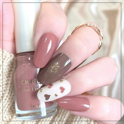 ネイル エナメル 245 ローズ系/ちふれ/マニキュアを使ったクチコミ(1枚目)