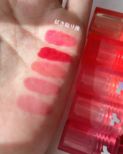 ショッキングリップティント/TONYMOLY/リップティントを使ったクチコミ(4枚目)