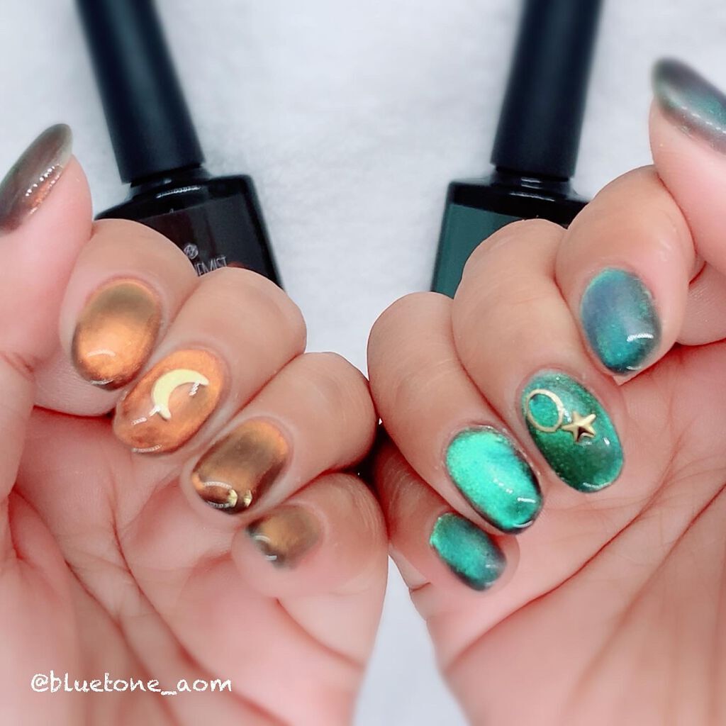 9D プラネタリージェムズ マグネットジェル/cocoronail/ジェルネイルを使ったクチコミ（3枚目）