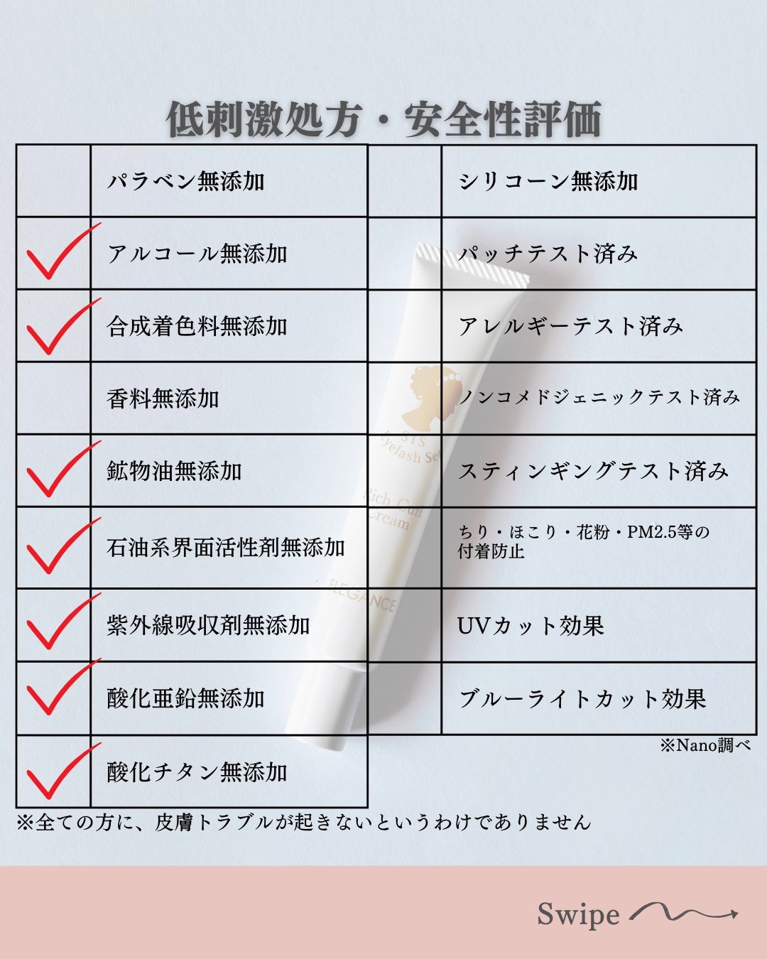 リッチカールクリーム/ELEGANCE/まつげ美容液を使ったクチコミ(3枚目)