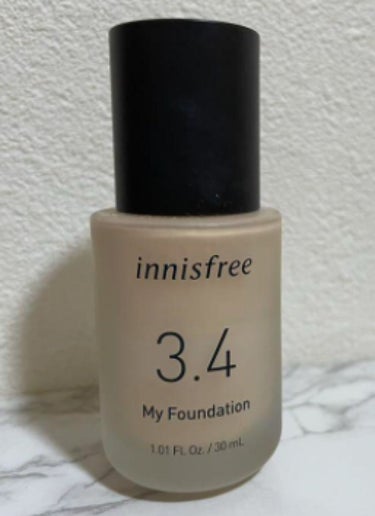 マイファンデーション/innisfree/リキッドファンデーションを使ったクチコミ（1枚目）