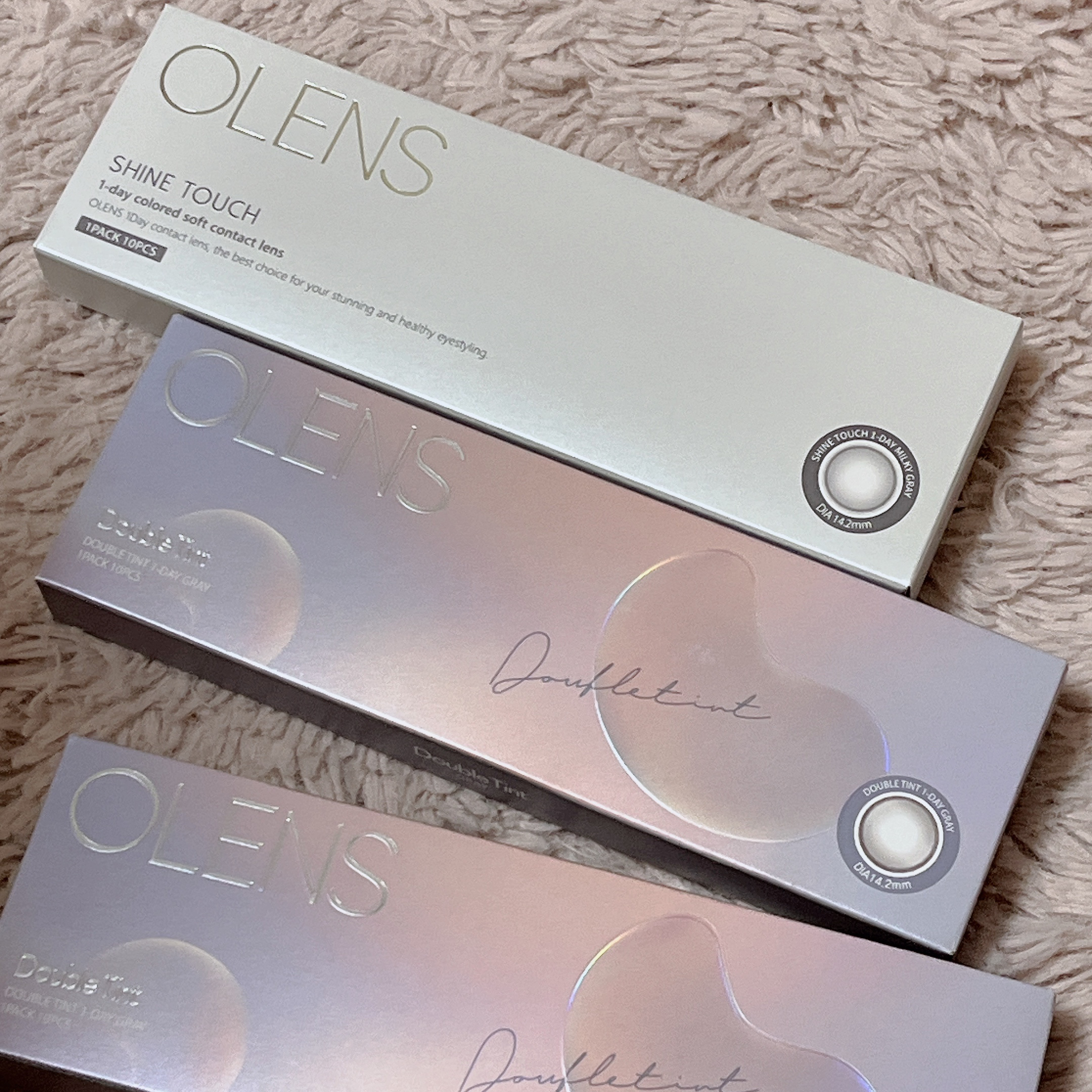 Double Tint 1day/OLENS/カラーコンタクトレンズを使ったクチコミ（1枚目）