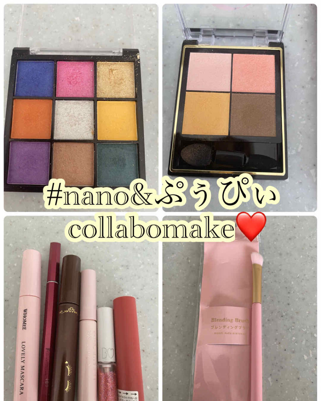 UR GLAM　BLOOMING EYE COLOR PALETTE/U R GLAM/アイシャドウパレットを使ったクチコミ（1枚目）