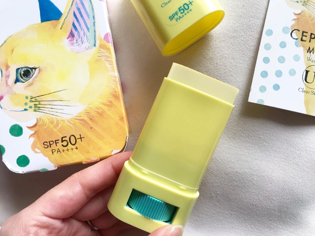 ウォッシャブル UV クリアスティック/CEPYNUS MORE(セピナス モア)/日焼け止めスティックを使ったクチコミ（2枚目）
