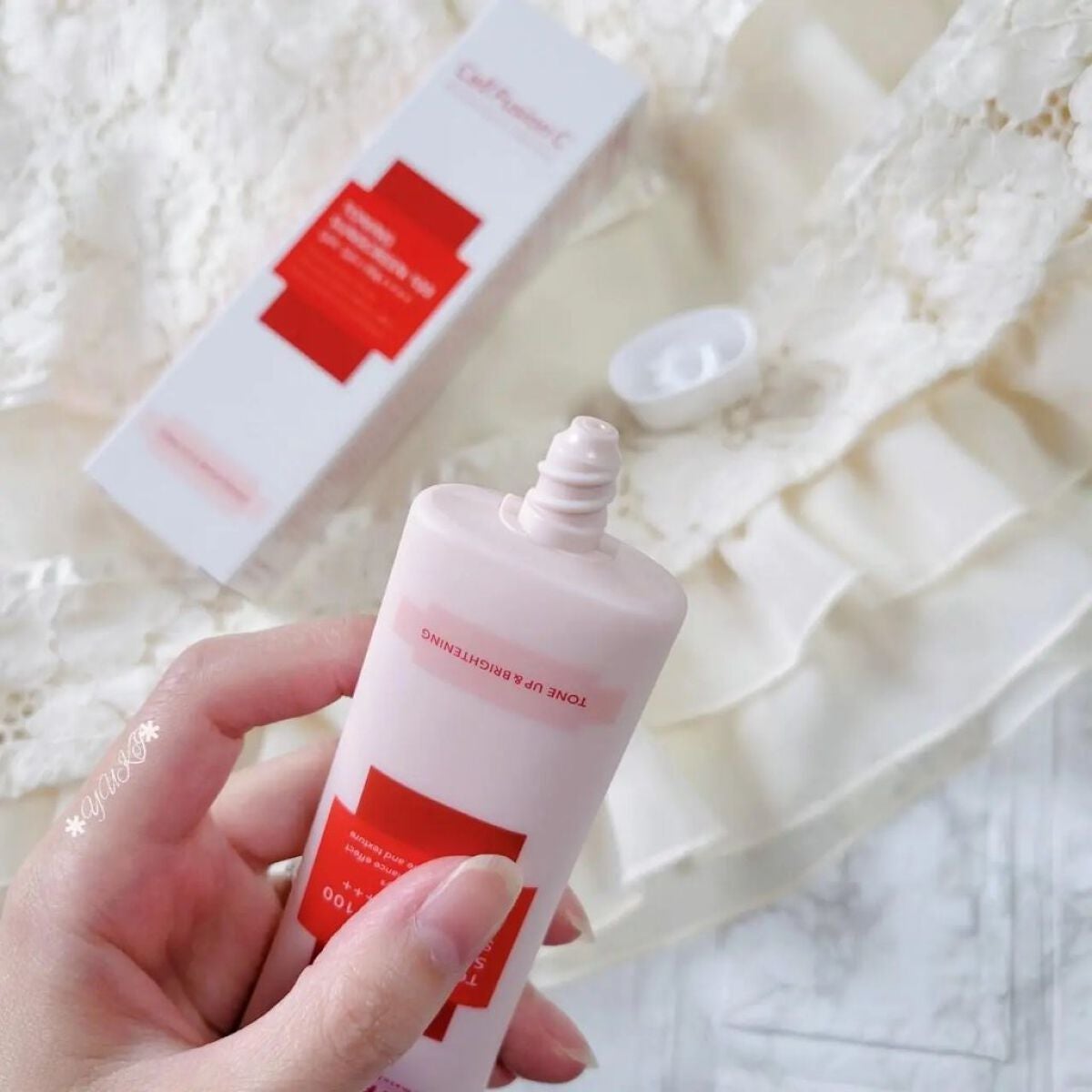 トーニングサンスクリーン100/Cell Fusion C(セルフュージョンシー)/日焼け止めクリームを使ったクチコミ(3枚目)