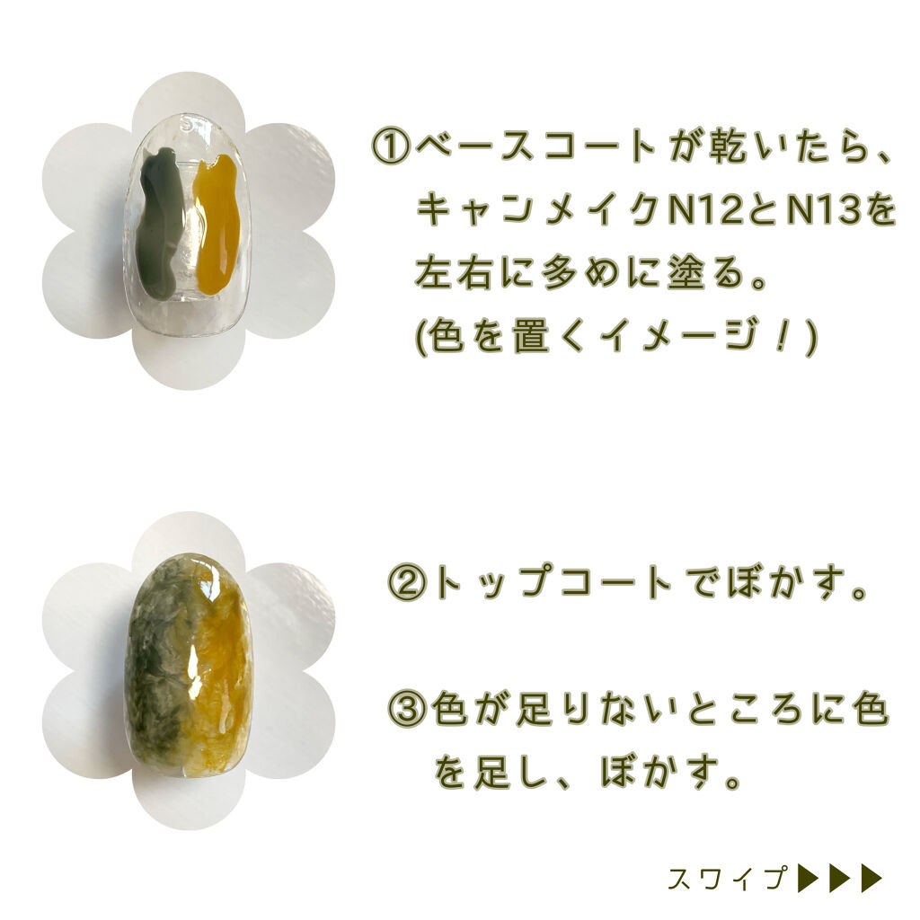 カラフルネイルズ/キャンメイク/マニキュアを使ったクチコミ（3枚目）