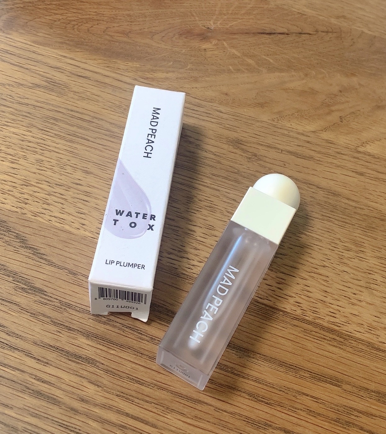 マッドピーチウォータートックスリッププランパー 01 CLEAR/MAD PEACH/リッププランパーを使ったクチコミ（1枚目）