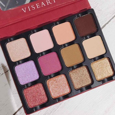 Paris EDIT Eye Shadow Palette/VISEART/アイシャドウパレットを使ったクチコミ（2枚目）