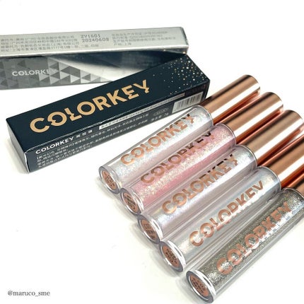 スパークリングギャラクシーリキッドアイシャドウ/COLORKEY/リキッドアイシャドウを使ったクチコミ(8枚目)