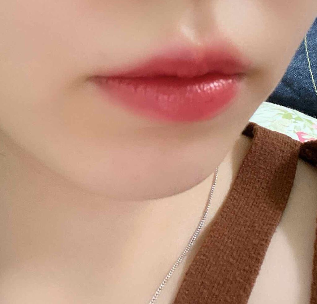 ルージュ ヴォリュプテ シャイン/YVES SAINT LAURENT BEAUTE/口紅を使ったクチコミ(3枚目)