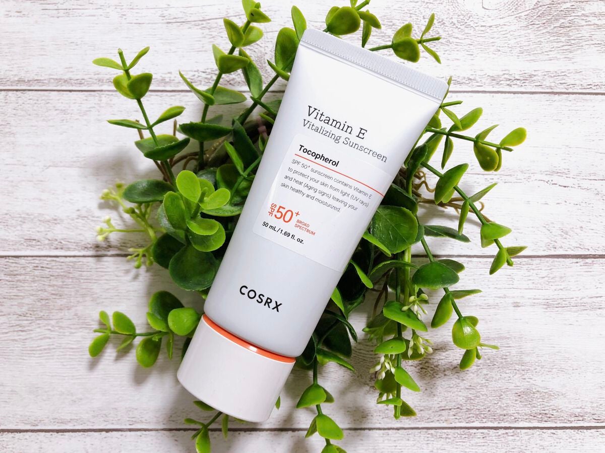 ビタミンEバイタライジングUVクリーム SFP50+/COSRX/日焼け止めクリームを使ったクチコミ(2枚目)
