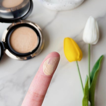 オリジナル ピュア セラム カバーアップ クッション/bareMinerals/クッションファンデーションを使ったクチコミ(4枚目)