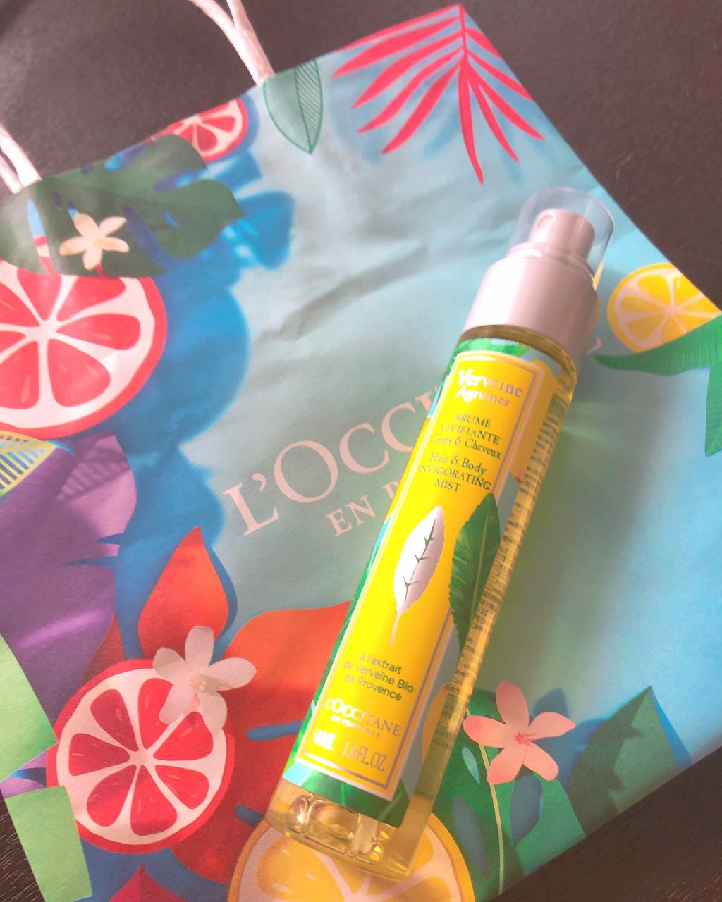 シトラスヴァーベナ ボディ&ヘアミスト/L'OCCITANE/香水(その他)を使ったクチコミ(1枚目)