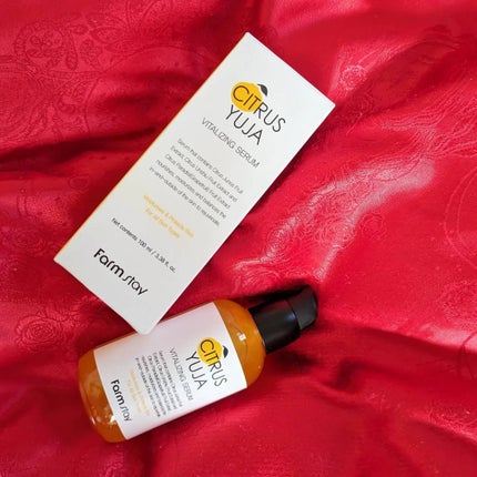 シトラスゆずバイタライジングアンプル/Farmstay/美容液を使ったクチコミ(5枚目)