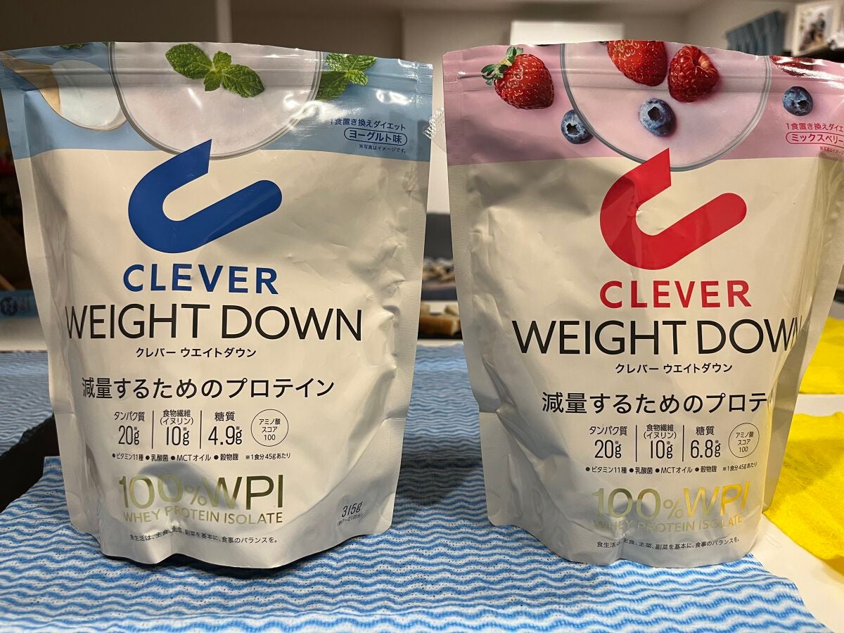 ウエイトダウン プロテイン/クレバー/ホエイプロテインを使ったクチコミ(1枚目)