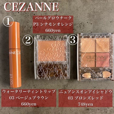 ニュアンスオンアイシャドウ/CEZANNE/アイシャドウパレットを使ったクチコミ（2枚目）