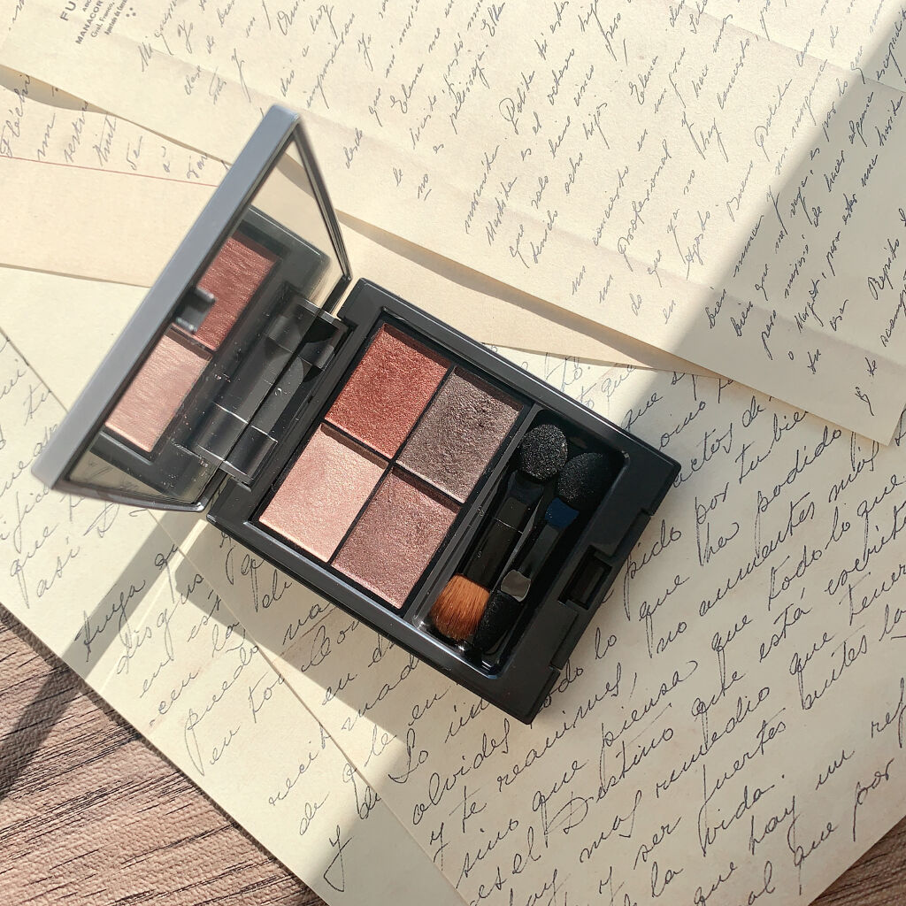 パレットアイシャドウ サンセットブラウン/＆be/アイシャドウパレットを使ったクチコミ（2枚目）