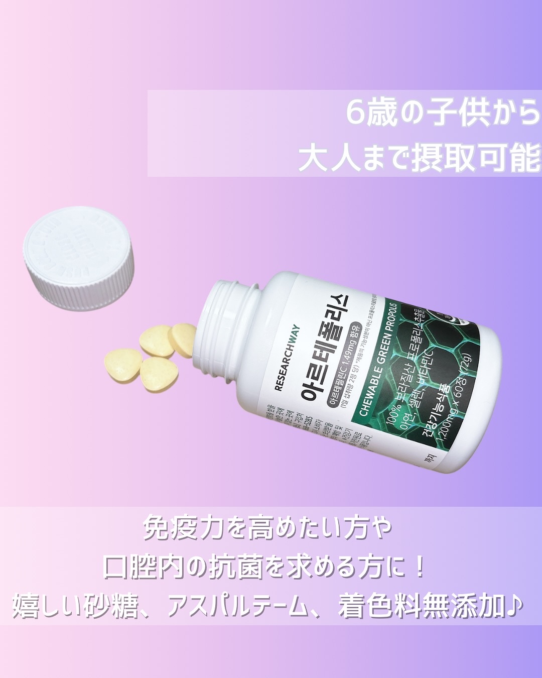 アルテポリス レモンの香り/Research WAY/健康サプリメントを使ったクチコミ（3枚目）