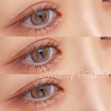 スウィーティーシリーズ スウィーティーピーチ/LENSSIS/カラーコンタクトレンズの画像