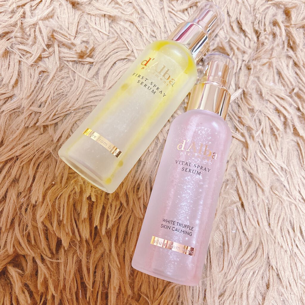 ダルバ ホワイトトリュフファーストスプレーセラム/ダルバ/ミスト状化粧水を使ったクチコミ（2枚目）