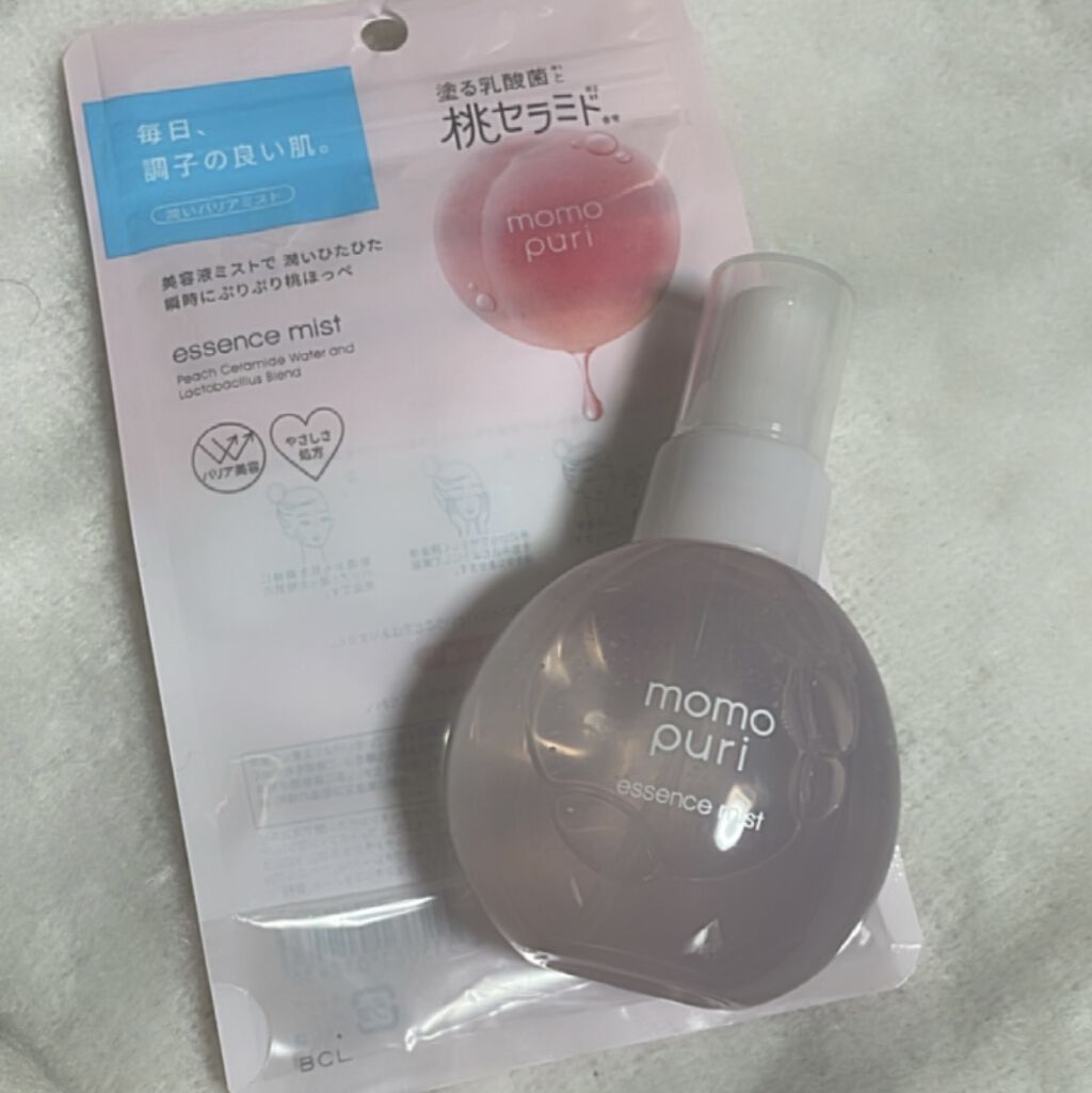 ぷりっと桃肌ミスト/ももぷり/美容液を使ったクチコミ（2枚目）