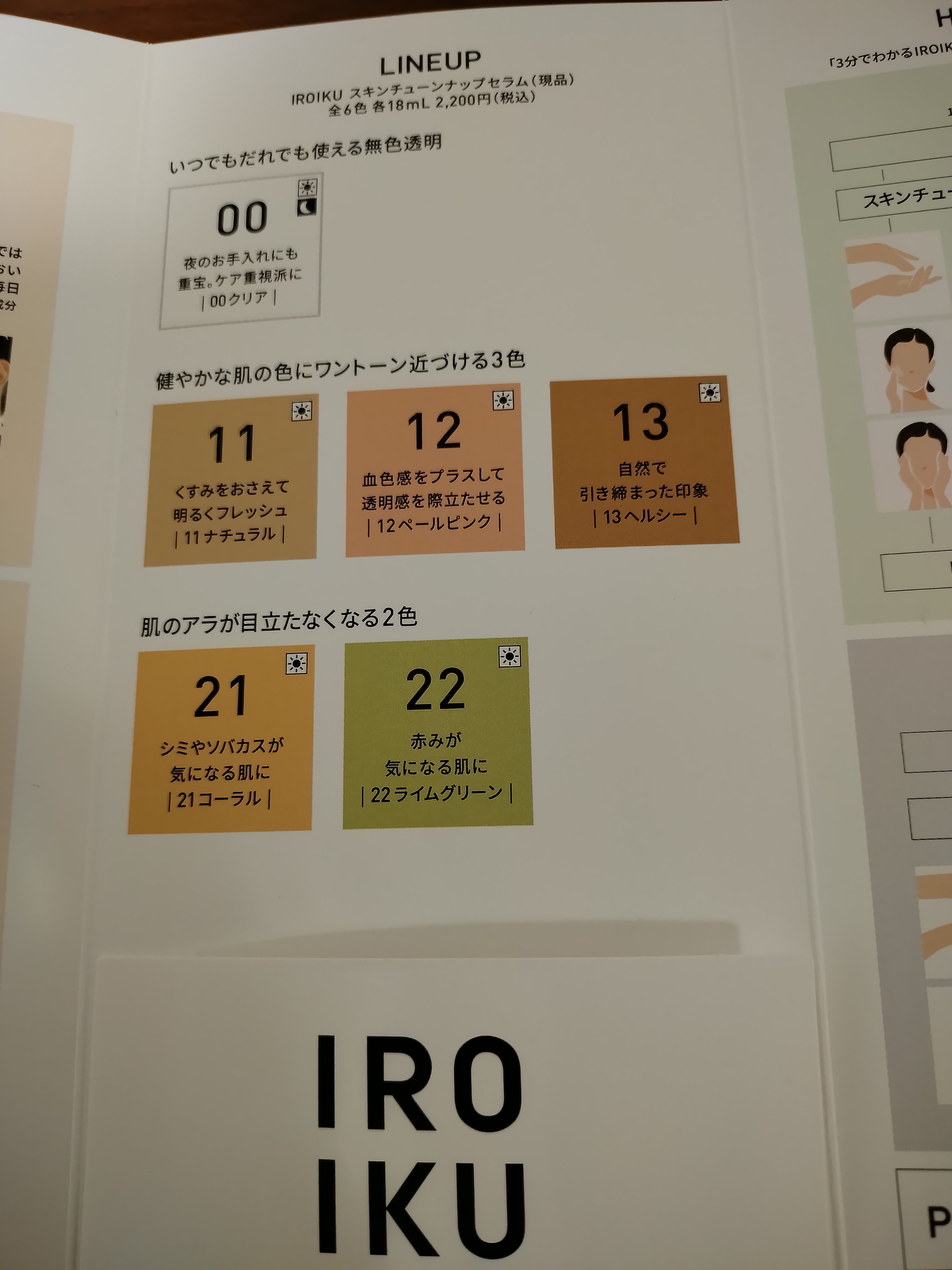 スキンチューンナップ セラム /IROIKU /美容液を使ったクチコミ（2枚目）