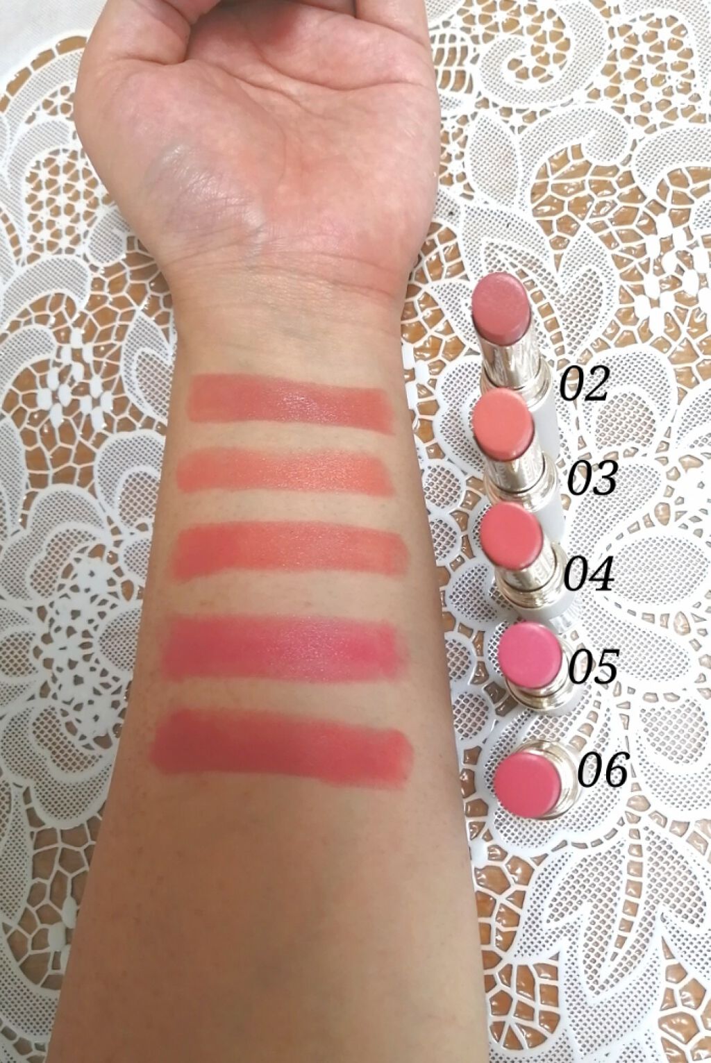 ルージュ モイスト/ナチュラグラッセ/口紅を使ったクチコミ(2枚目)