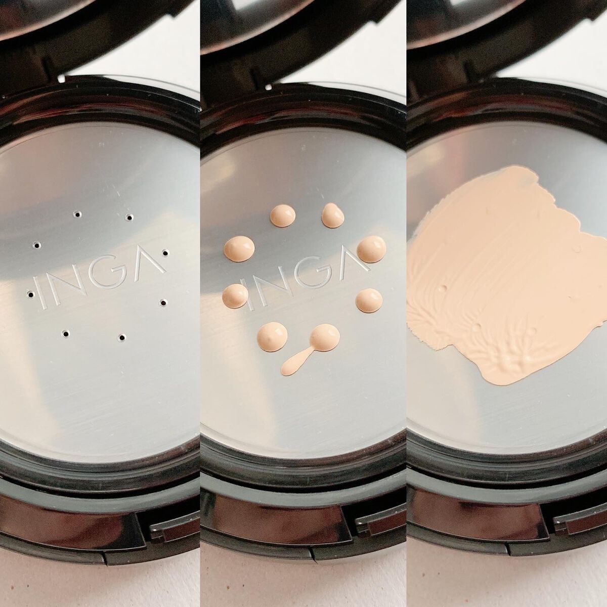 タトゥークッションファンデーション N22 ニュートラルベージュ/INGA/クッションファンデーションを使ったクチコミ（2枚目）