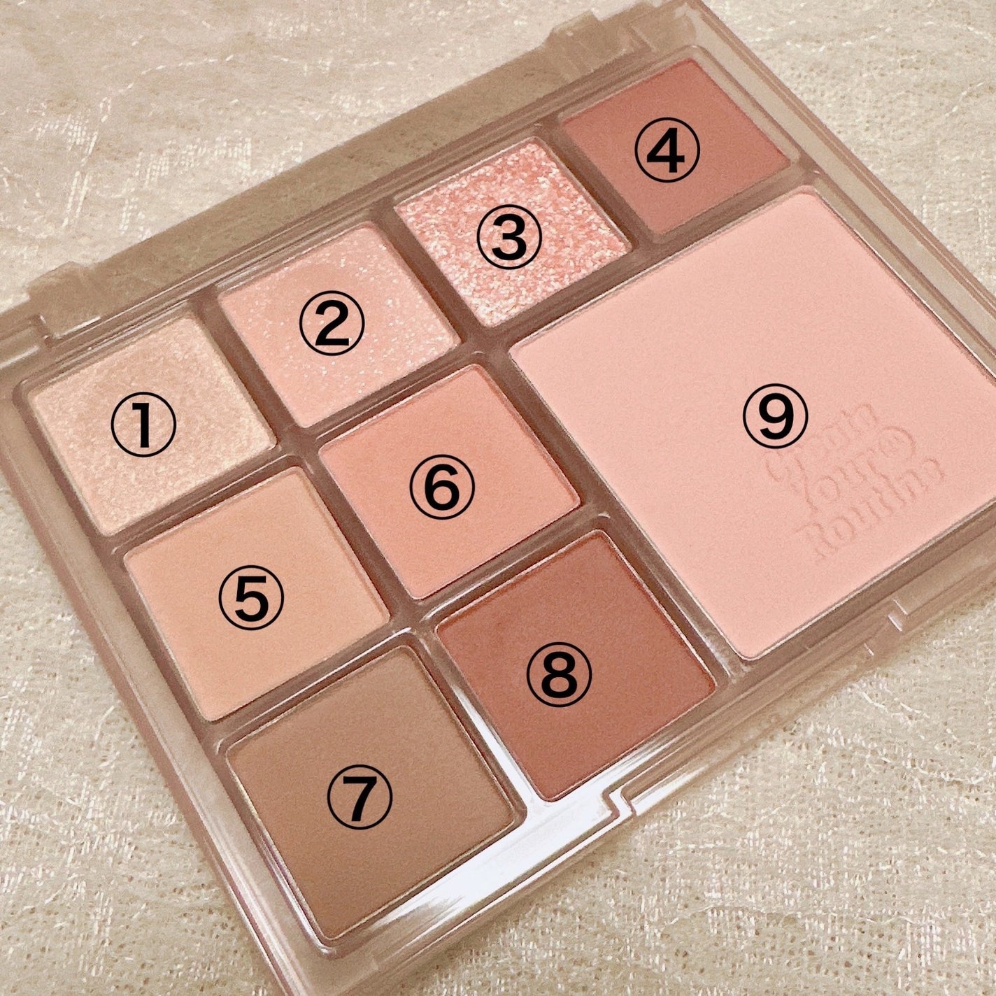 ユアルーティンアイパレット/MERZY/アイシャドウパレットを使ったクチコミ(2枚目)