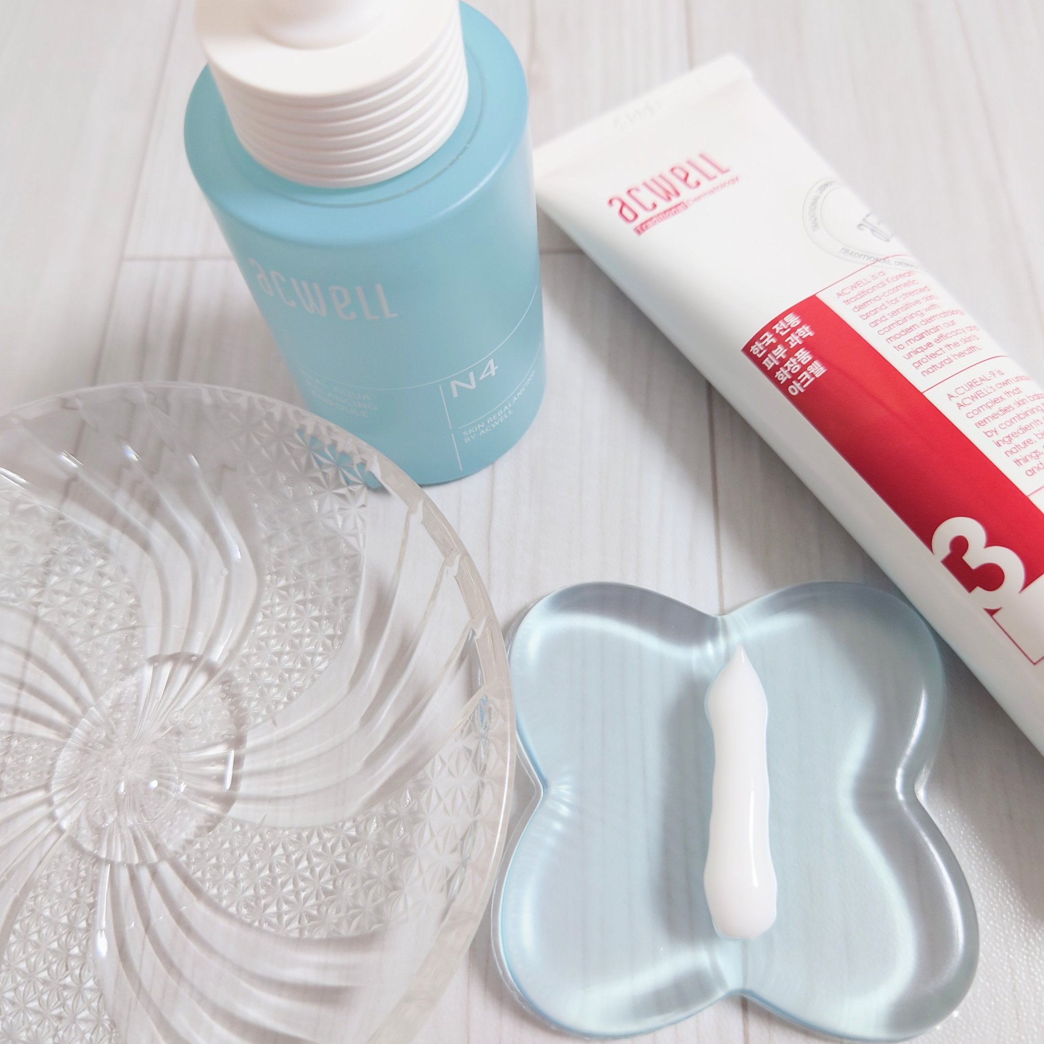 リアル アクア バランシング アンプル/ACWELL/美容液を使ったクチコミ（3枚目）