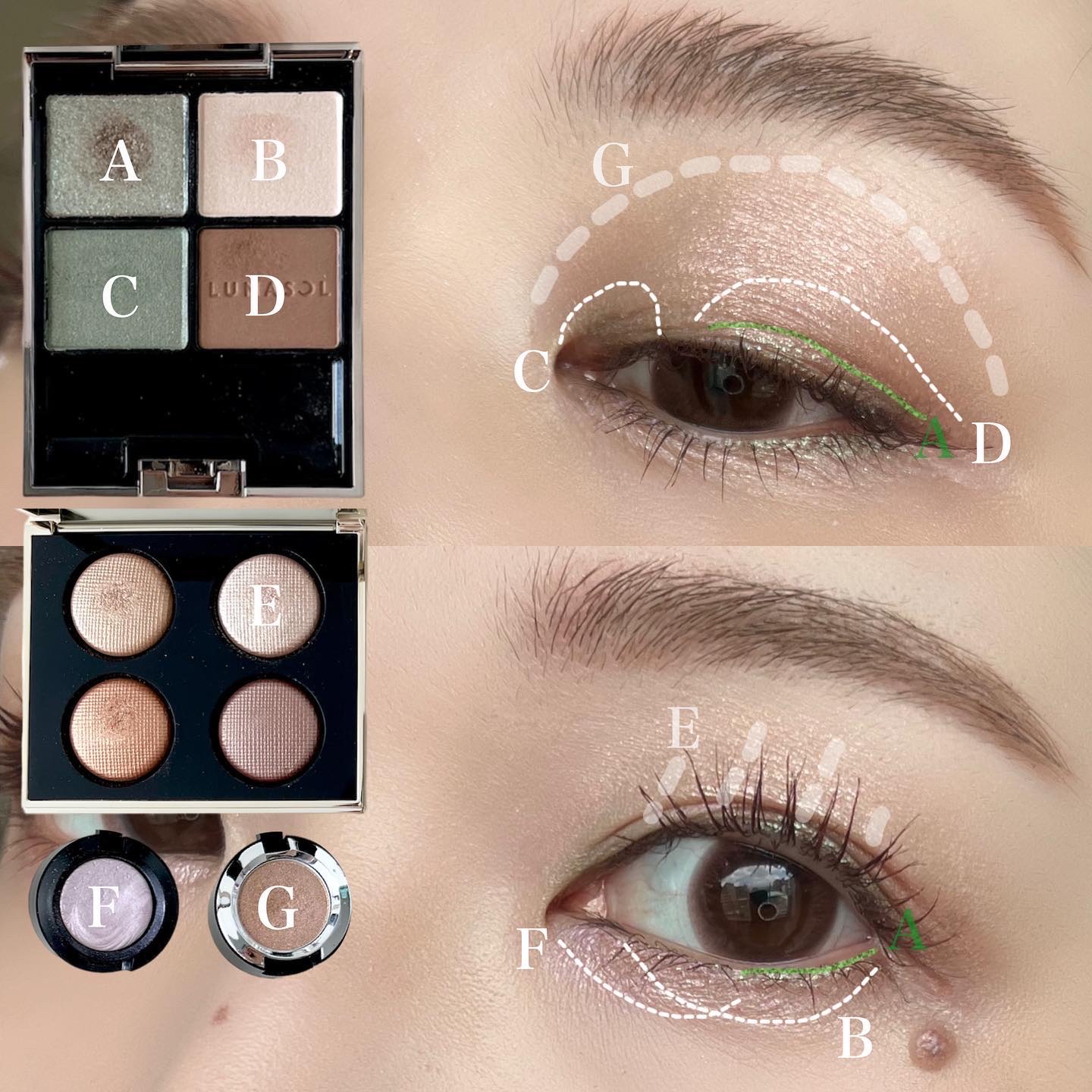 アイシャドウ airumama0408 ダズルシャドウ エクストリーム イエス トゥ シークインズ / M