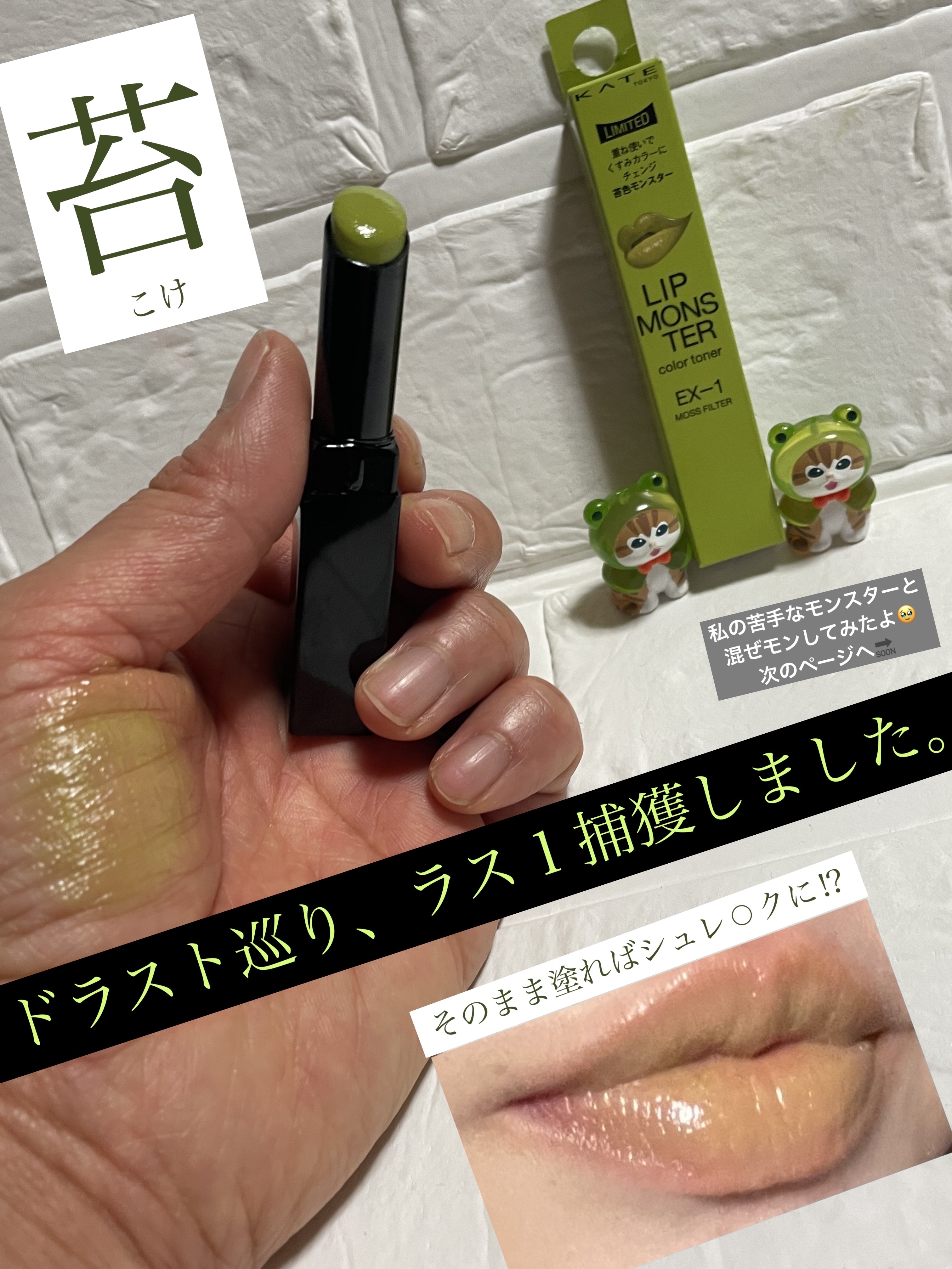 ケイト リップモンスターカラートナー/KATE/口紅を使ったクチコミ（1枚目）