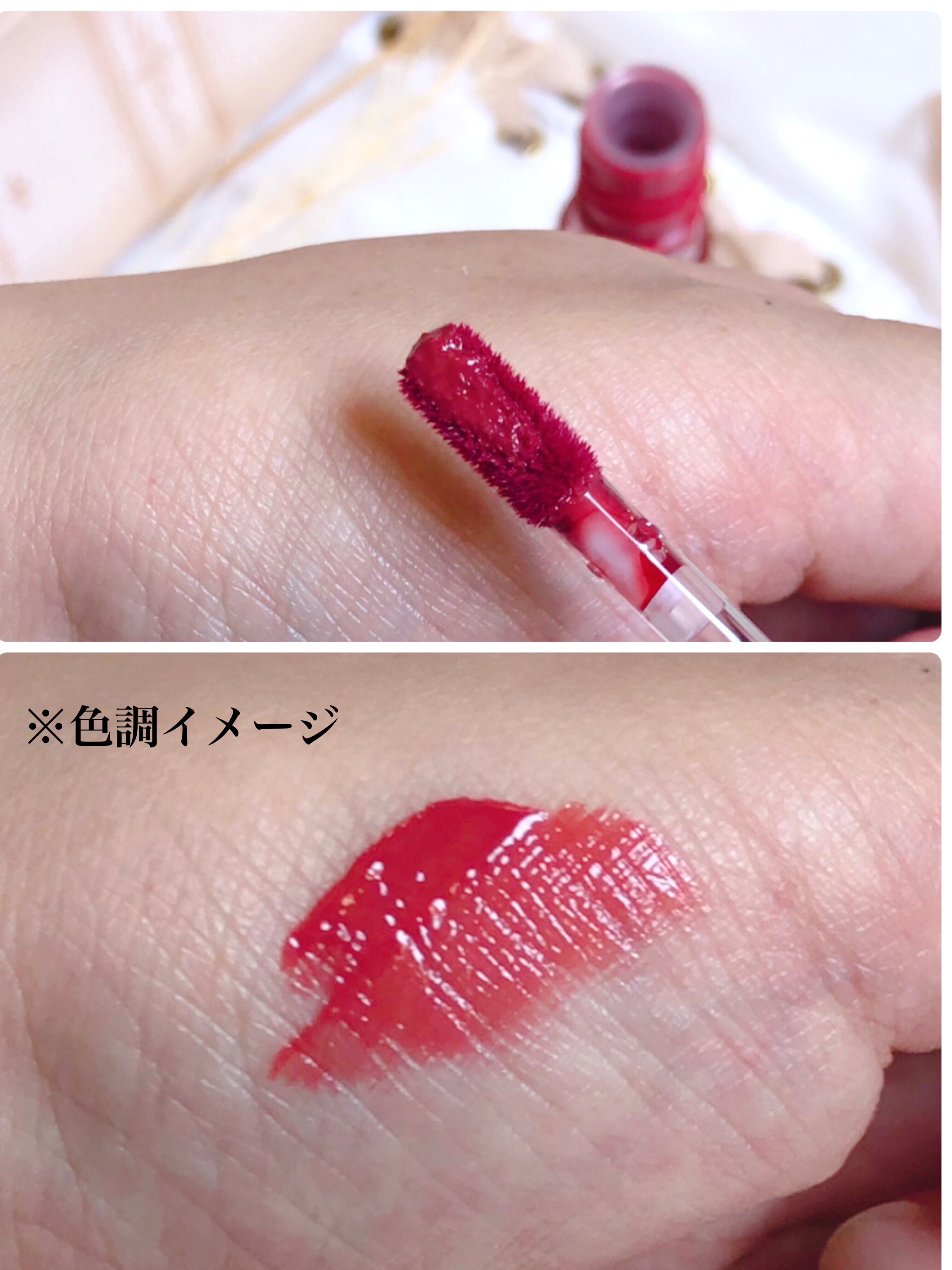 バイフラワーグラスデューティント/ネイチャーリパブリック/リップティントを使ったクチコミ（3枚目）