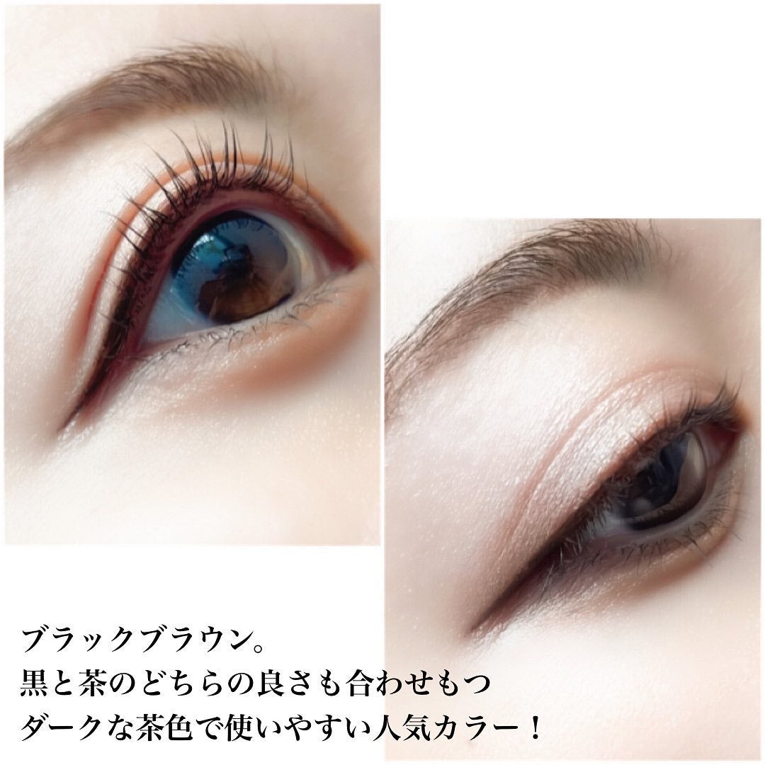 「密着アイライナー」ショート筆リキッド/デジャヴュ/リキッドアイライナーを使ったクチコミ(4枚目)