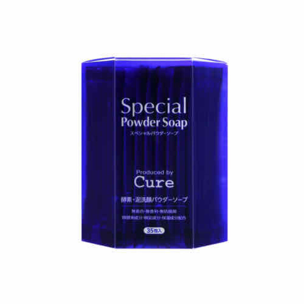 Special Powder Soap
スペシャルパウダーソープ  0.6g×35包

使用方法	●手のひらに１袋分をとり、少量の水又はぬるま湯でよく泡立てて洗顔します。
その後、水又はぬるま湯でよくすすいでください。泡立てネット等のご使用