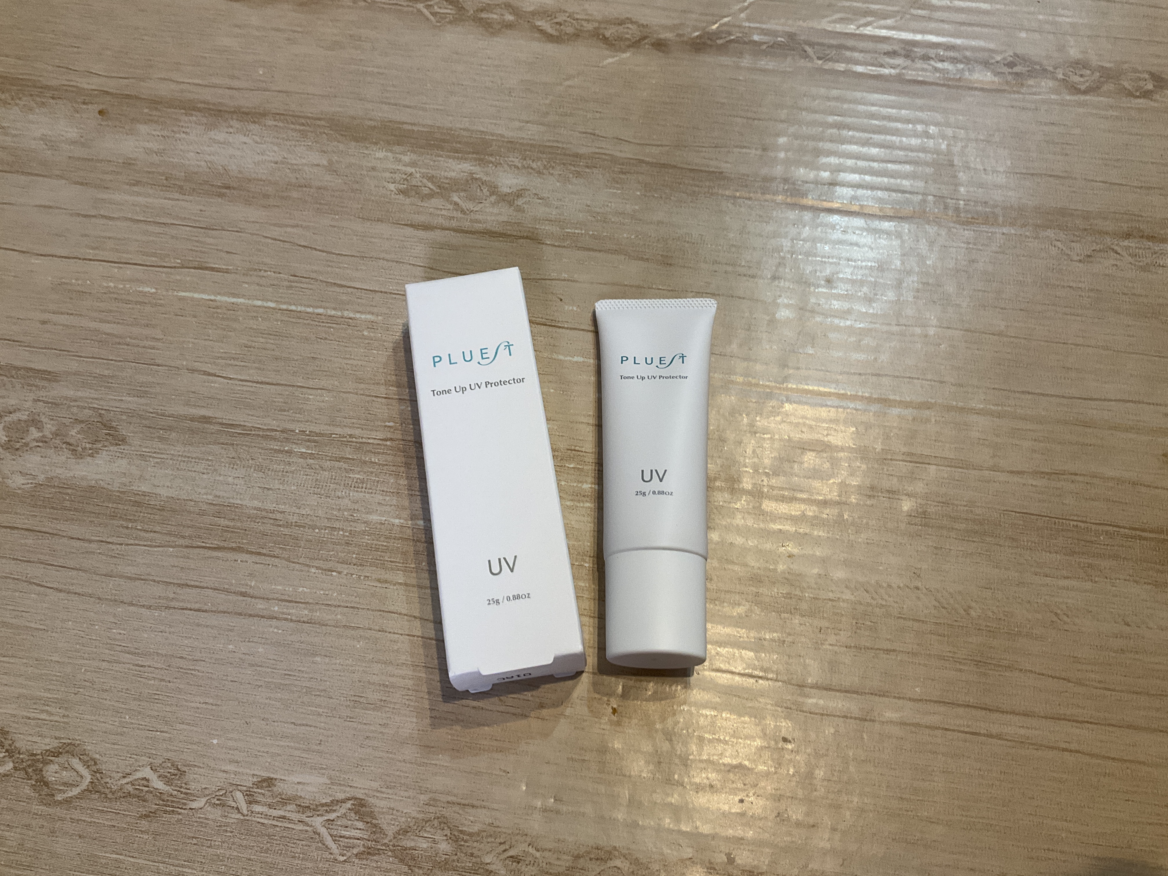 トーンアップUVプロテクター/PLUEST/日焼け止めクリームを使ったクチコミ（1枚目）